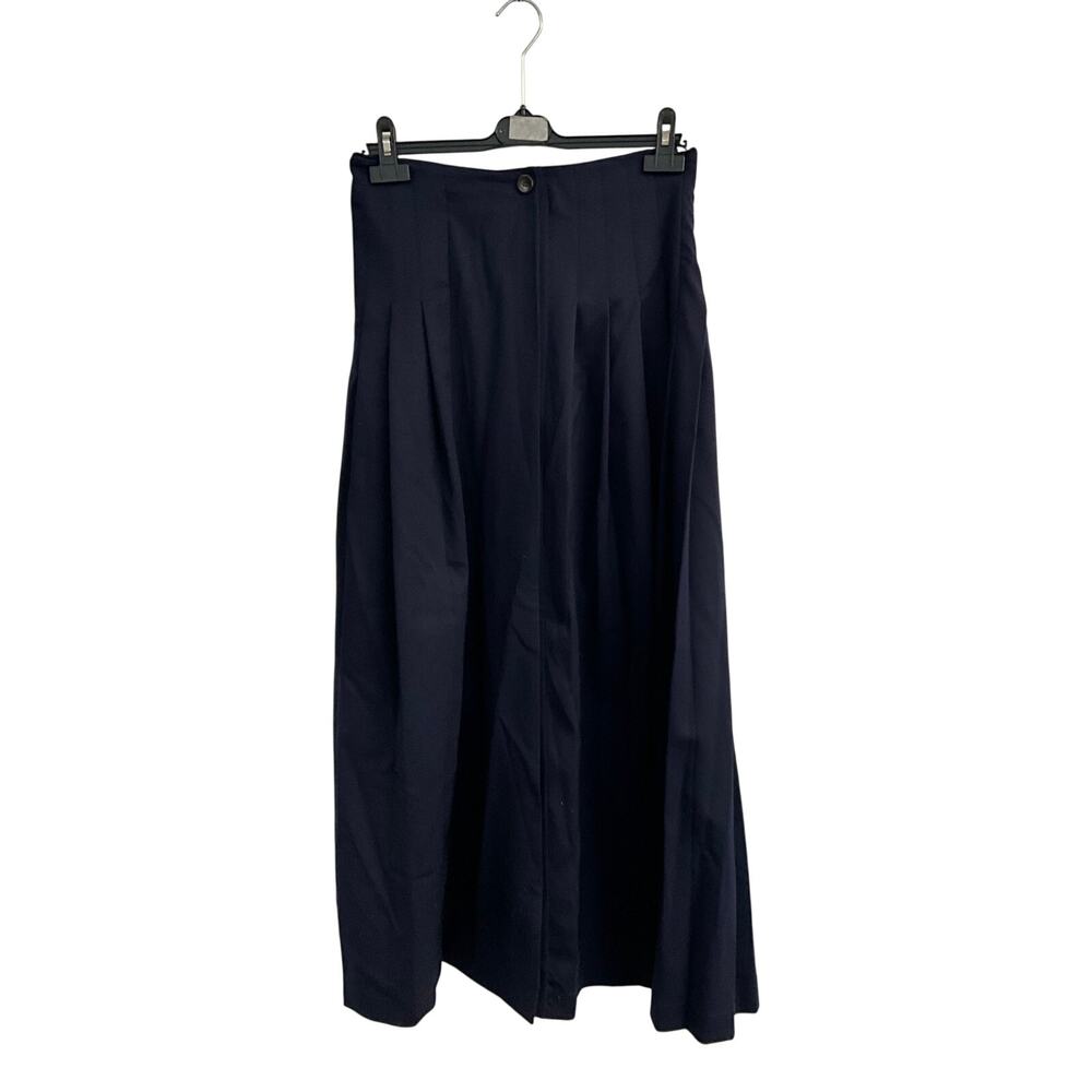 Altuzarra Frankie Pleated A-Line Skirt in Berry Blue